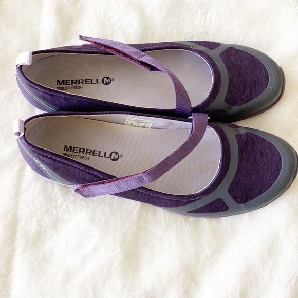 Merrell Purple Logan Mary Jane shoes - Picture 4 of 10